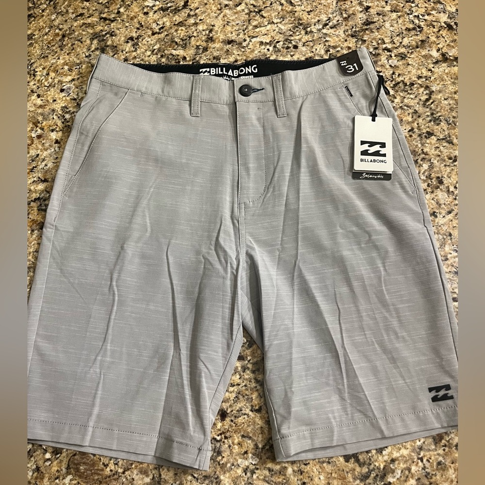 Billabong Crossfire Submersibles Grey Shorts Size 31